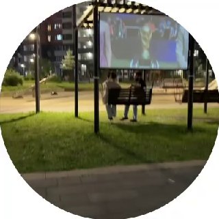 Жители Мытищ организовали просмотр ЧМ на детской площадке
