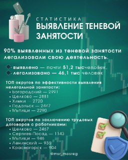 Почти 90% работников Подмосковья легализовали занятость в 2023 году