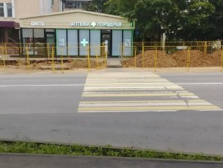 Изменения в движении: Пешеходный переход у ЗАГСа закрыт