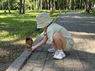 Белочки в Шатурском парке: радость для местных жителей