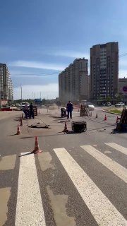 В Южном микрорайоне временно перекрыта дорога на ремонт
