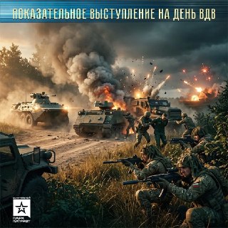 Празднование Дня ВДВ в парке «Патриот»: тактические показы и демонстрации