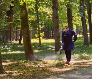 Завершена Обработка Парков от Клещей в Лосино-Петровском