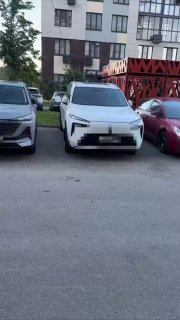 Креативный житель Подмосковья заправляет электромобиль из окна