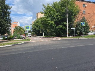 Улица Гагарина: укладка второго слоя асфальта и закрытие Энергетиков