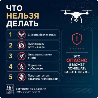 Сергиево-Посадский округ: Угроза от БПЛА и меры безопасности