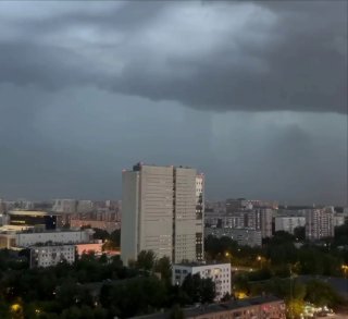 Грозовой дождь ожидается в Московской области до вечера