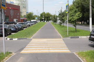 Благоустройство пешеходных зон в Долгопрудном продолжается