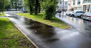 Обновление пешеходной зоны у ТЦ «Карат» в Реутове