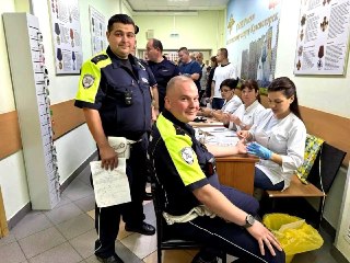 Госавтоинспекция Красногорска поддержала донорскую акцию для СВО