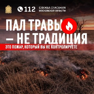Пожары в Подмосковье: опасность пала травы и меры безопасности