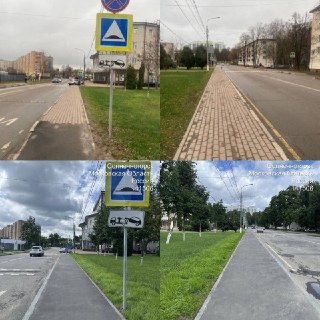 Ремонт дорог: обновление пешеходной зоны в округе