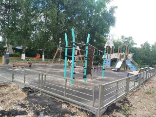 В Кунисниково открыли новую детскую площадку для ребят