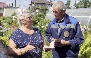 Огнеборцы провели рейд по предотвращению пожаров в Дзержинске
