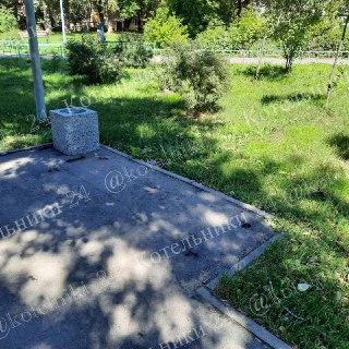 Скамейка в Котельниках до сих пор не восстановлена после зимы