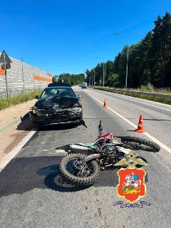 Серьезная авария с питбайком в Истре: пострадавшие в больнице