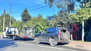 Массовое ДТП на Можайском шоссе: маршрутка столкнулась с Лэнд Крузером