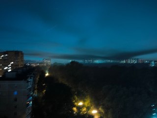 Пожар и задымление в районе фабрики и гаражей Балашихи